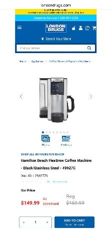 Hamilton Beach FlexBrew Coffee Machine - Photo 9