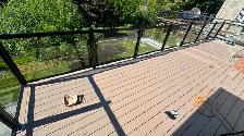 Composite deck installation