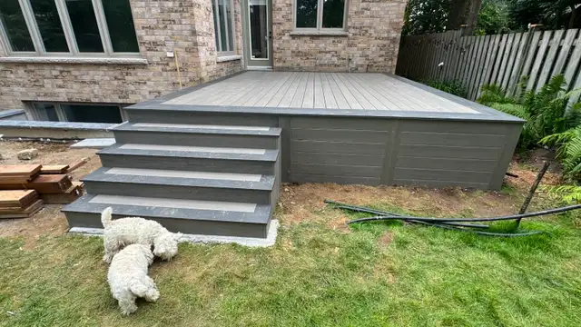 Composite deck installation - Photo 6