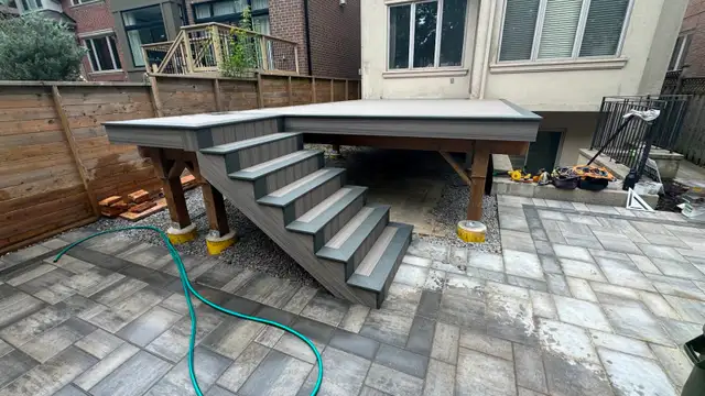 Composite deck installation - Photo 9