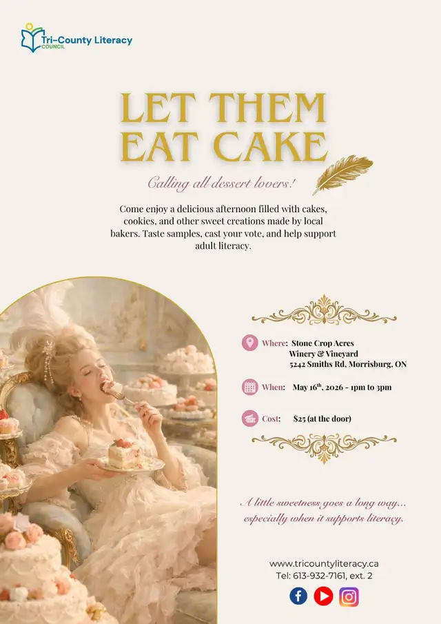 Let them eat cake! Fundraiser