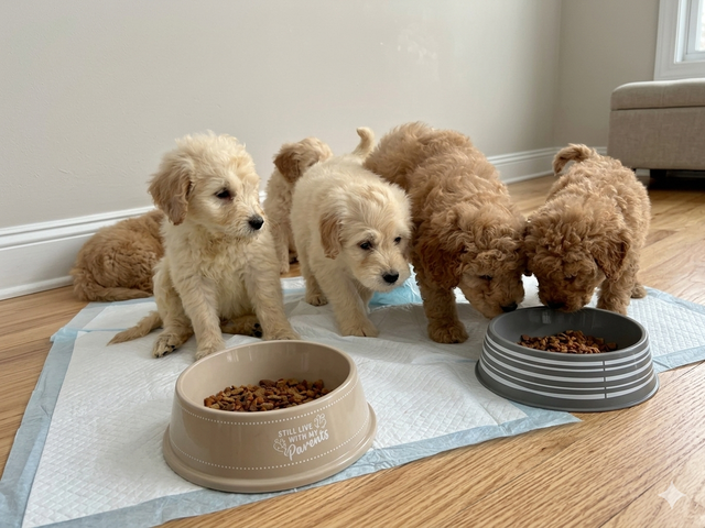 F1b standard goldendoodle puppies