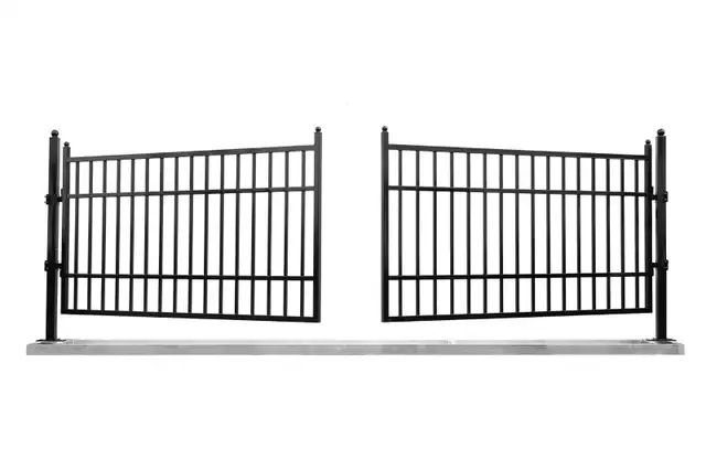 20FT Rural Driveway Metal Gate - Photo 8
