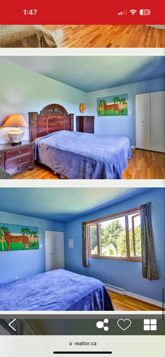 Room for rent/Chambre a louer in a large home