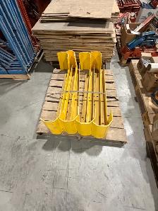 Safety equipment and pallet racking for sale.