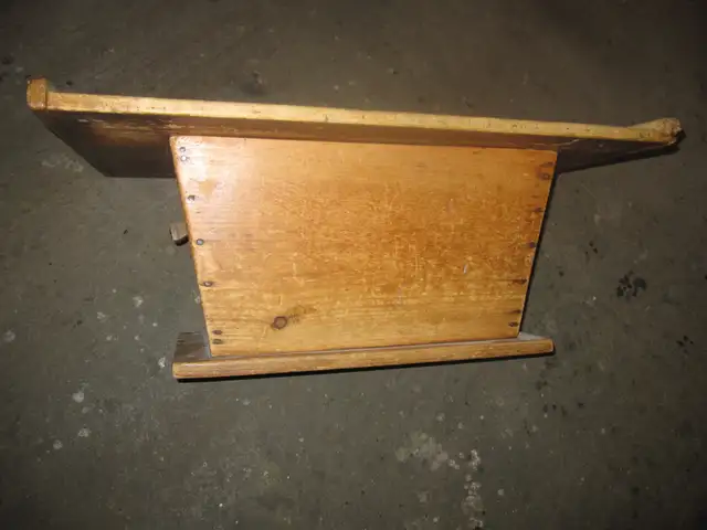 VERY OLD ALL ORIGINAL BAKERS TABLE DOUGH BOARD 4 MAKING BREAD - Photo 6