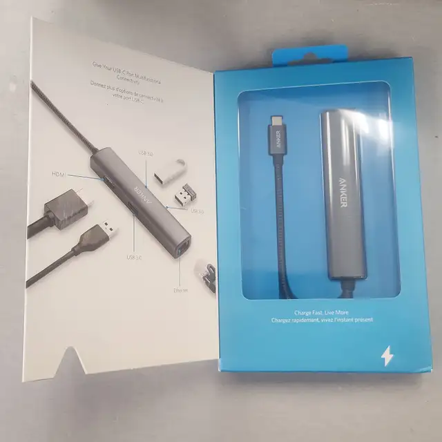 Anker 5-in-1 Ultra Slim USB C-Hub- BRAND NEW - Photo 3