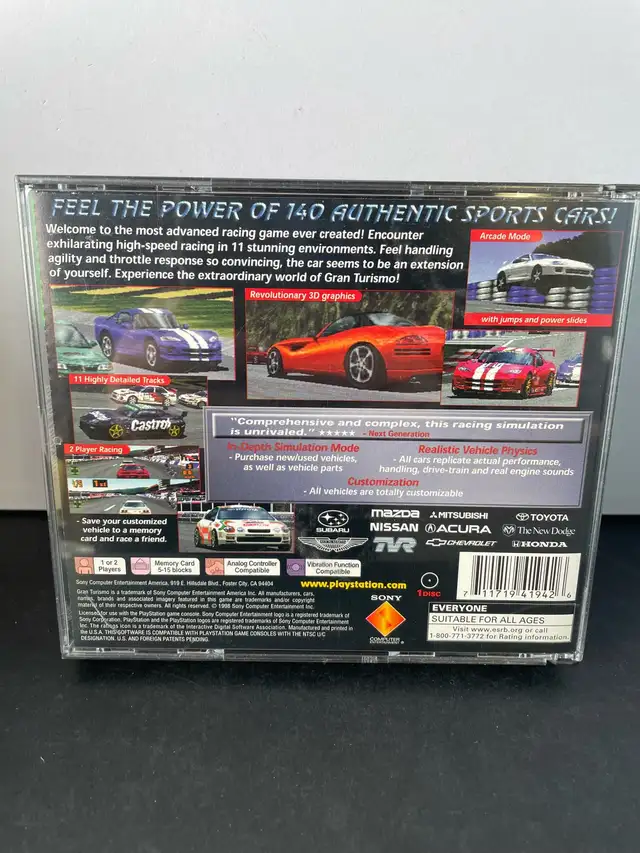 PS1 GRAN TURISMO - Photo 4