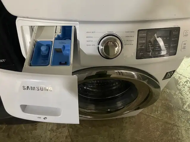 Laveuse sécheuse frontales blanches Samsung (remis à neuf) - Photo 3