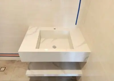 Quartz Vanity Top with Integrated Undermount Sink - Contact Now - Photo 4