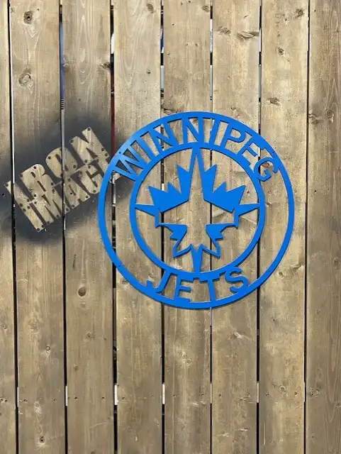 Winnipeg Jets Metal Art Wall Decor