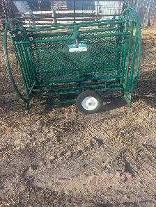 Waterer and trim chute