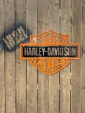 Harley Davidson Badge Metal Art Wall Decor Sign