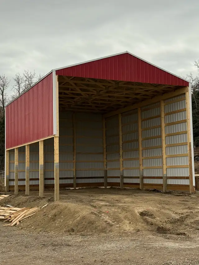 post frame buildings, steel structure - Photo 7