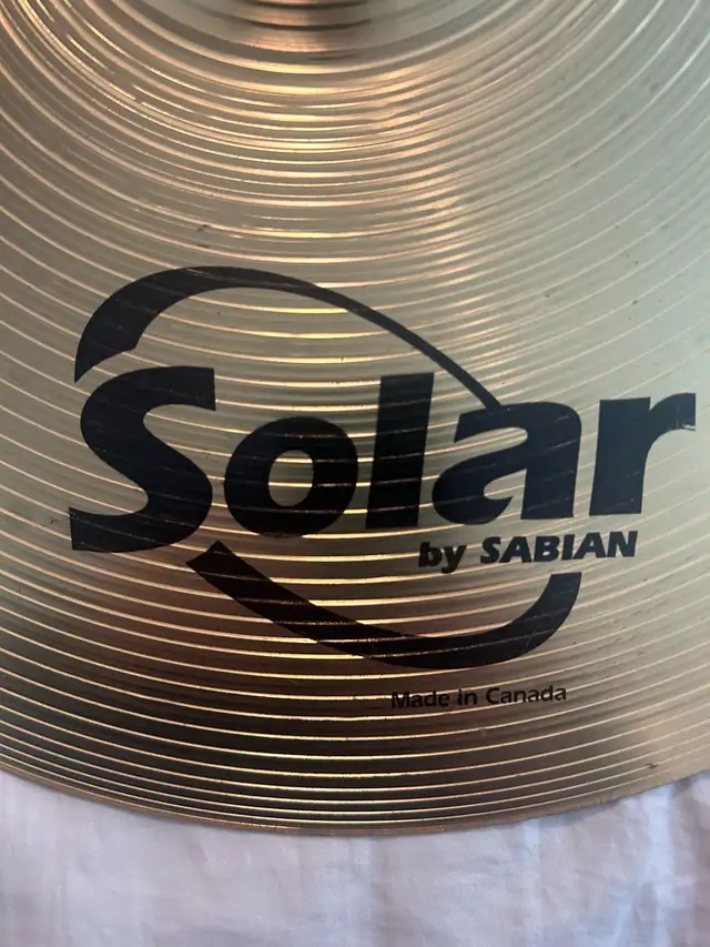 16 inch Crash Sabian Cymbal - Photo 2