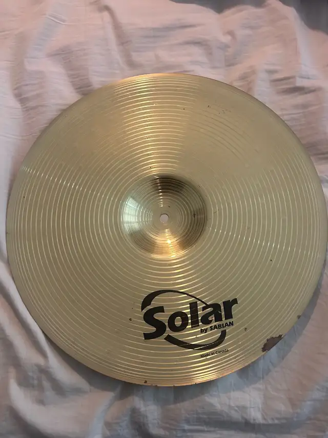 16 inch Crash Sabian Cymbal - Photo 5