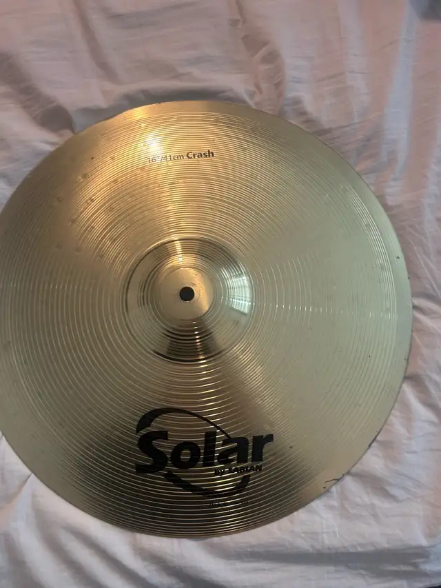 16 inch Crash Sabian Cymbal - Photo 6