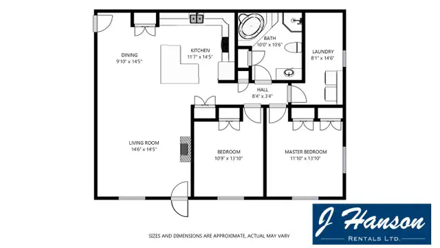 202-52 Brown Blvd, 2Bed/1Bath Northside w/Balcony, Avail Sept 1 - Photo 11