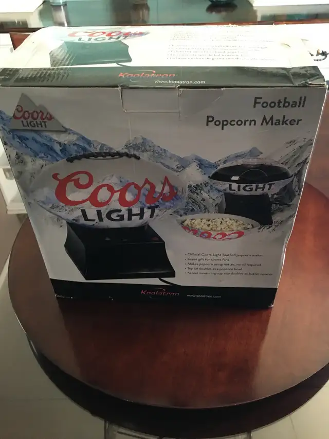 NEW ~ Football Popcorn Maker - Photo 2