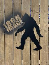 Sasquatch/Big Foot Metal Art Wall Decor