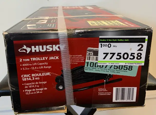 Husky 2-Ton Trolley Jack - Photo 4