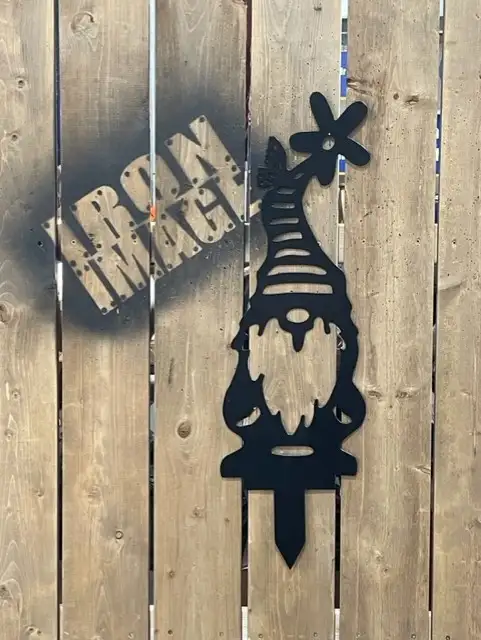 Gnomes Outdoor Garden Metal Art Decor