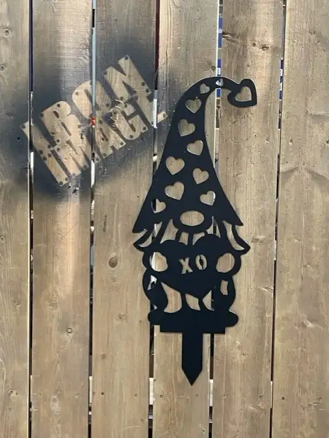 Gnomes Outdoor Garden Metal Art Decor - Photo 8