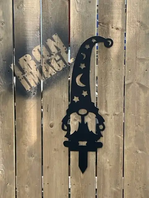 Gnomes Outdoor Garden Metal Art Decor - Photo 9