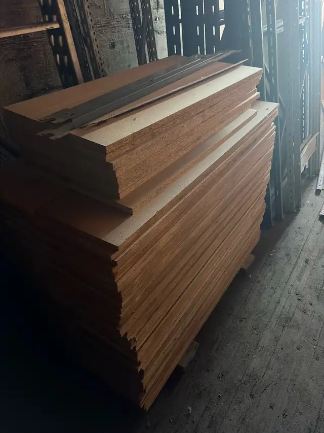 Particle board shelving plates for shelf units or hobby projects - Photo 2