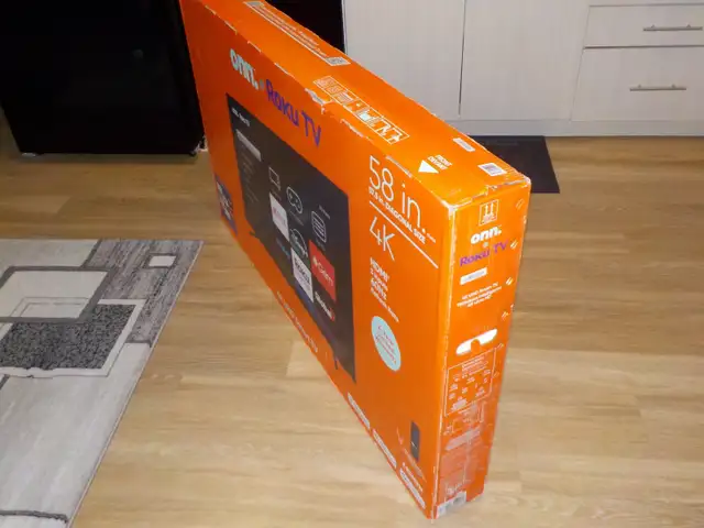 Brand New 58" ONN Roku 4K UHD TV (still in the box) - Photo 3