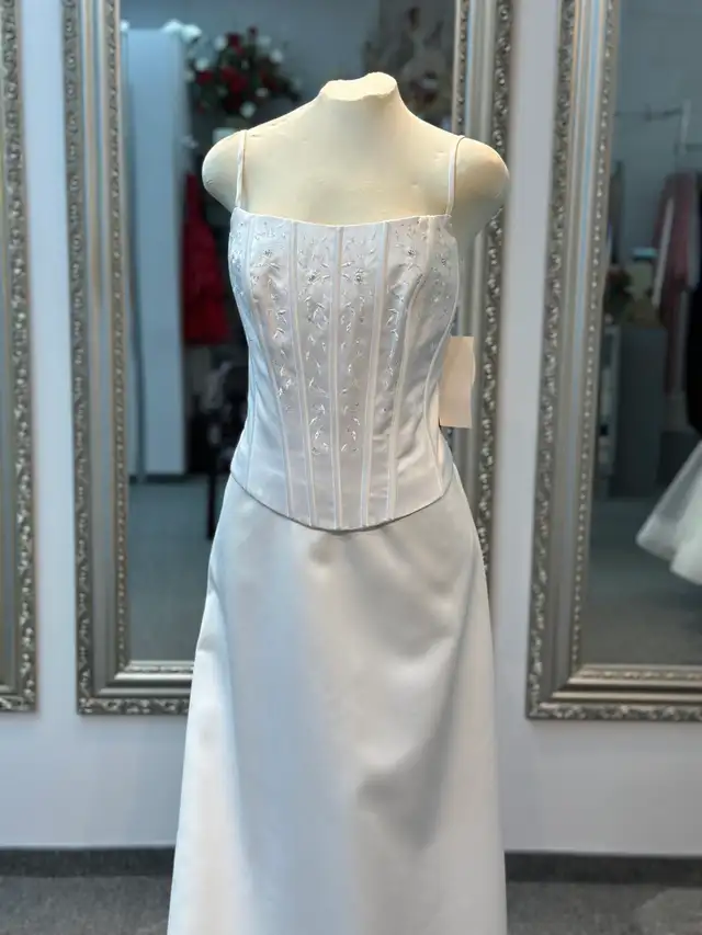 Corset Satin Wedding Gown
