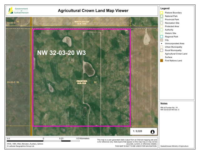 Land for RENT by TENDER - RM of Frontier - NW of Frontier SK - Photo 5