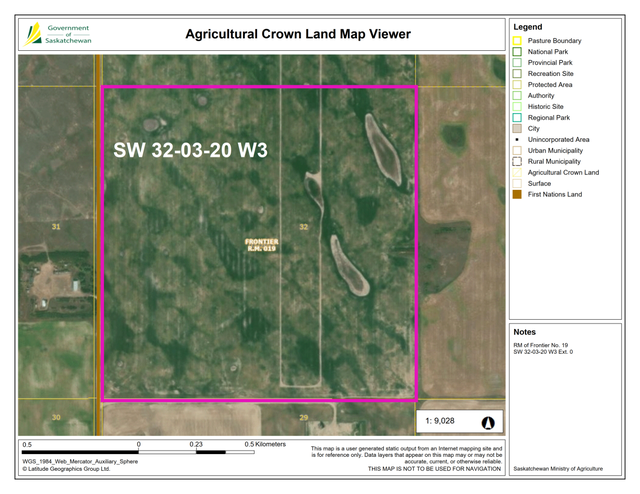 Land for RENT by TENDER - RM of Frontier - NW of Frontier SK - Photo 6
