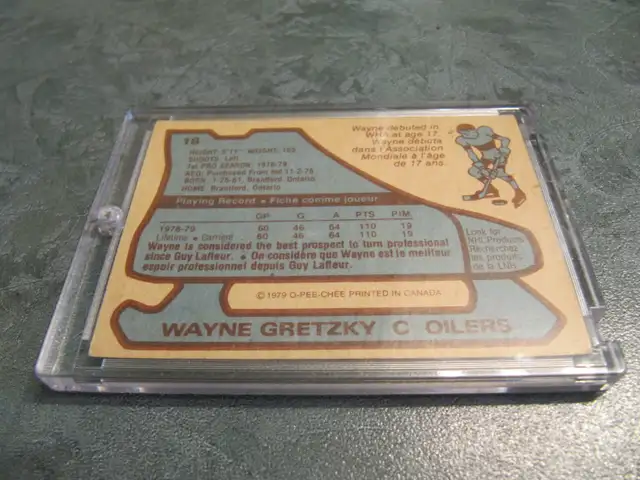 Wayne Gretzky C Oilers Authentic 1979 O-Pee-Chee Rookie Card - Photo 2
