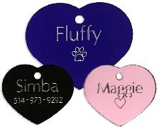 Médaille Gravée Personnalisée pour Chien et Chat $ 5.99