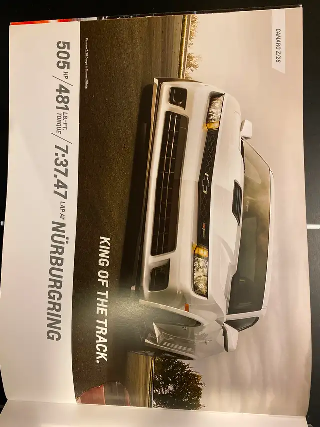Chevrolet Camaro Brochure collection 2015-2020, ZL1 & Z28 inside - Photo 2