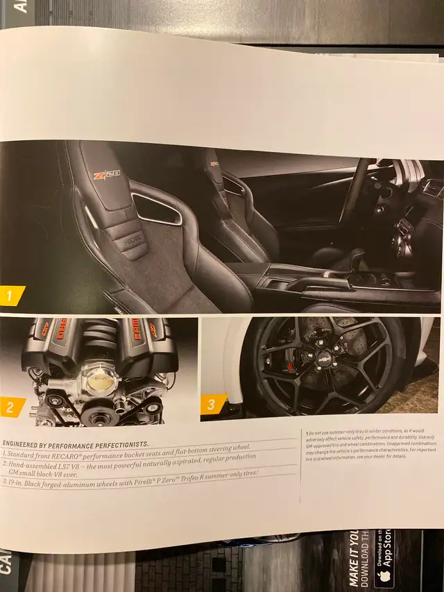 Chevrolet Camaro Brochure collection 2015-2020, ZL1 & Z28 inside - Photo 3