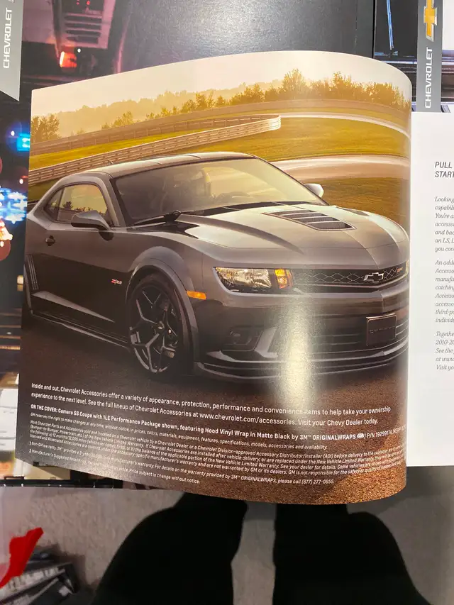 Chevrolet Camaro Brochure collection 2015-2020, ZL1 & Z28 inside - Photo 4