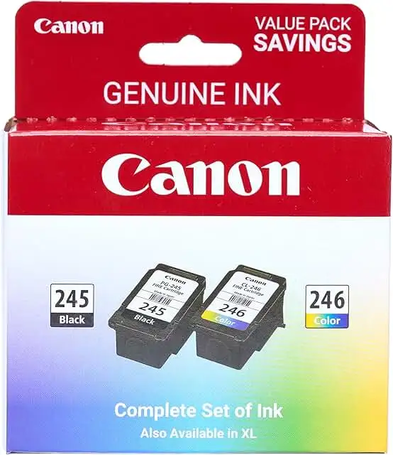 Canon PG-245 / CL-246 Genuine Ink Value Pack (2 Cartridges)