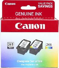 Canon PG-245 / CL-246 Genuine Ink Value Pack (2 Cartridges)