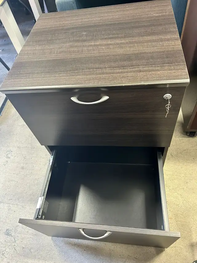 Wooden 2 Drawer Filing Cabinet-Ufficio Furniture-Call Now! - Photo 3