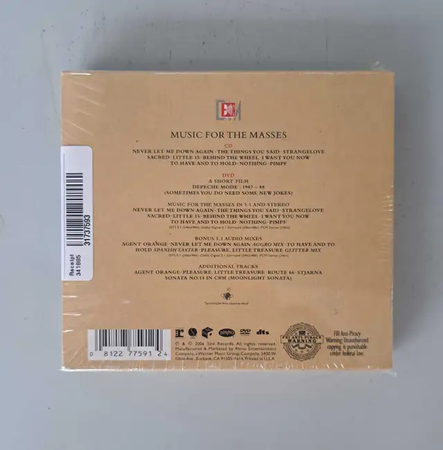 Depeche Mode Mode Music For the Masses(31737593) - Photo 2