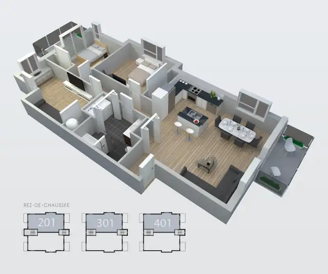 5 ½ St-Constant, Const. 2018, Dispo flexible mai, juin, Juillet - Photo 2