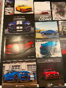 Mustang Shelby GT 350 GT 500 Bullitt, brochure collection