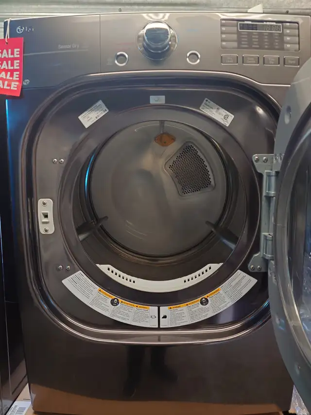 LG '27' Black Stainless Steel Front Load Washer / Dryer Set - Photo 5