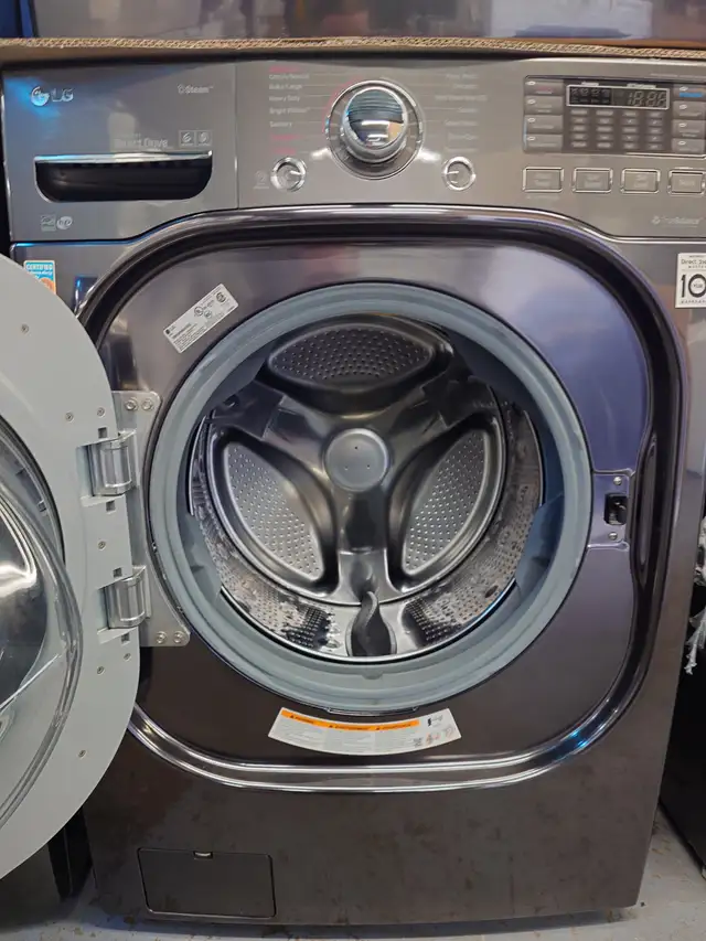 LG '27' Black Stainless Steel Front Load Washer / Dryer Set - Photo 8