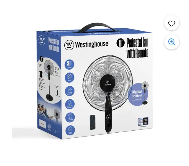 Westinghouse 18" Pedestal Fan