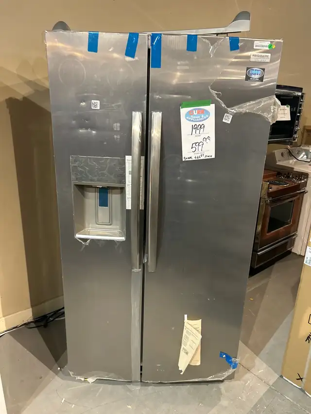 36" side x side fridge