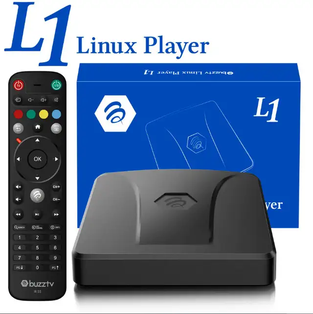 Buzz TV L1 Linux Player 2GB | 8GB WiFi Streaming Box