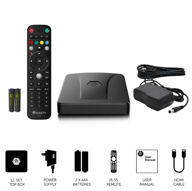 Buzz TV L1 Linux Player 2GB | 8GB WiFi Streaming Box - Photo 4